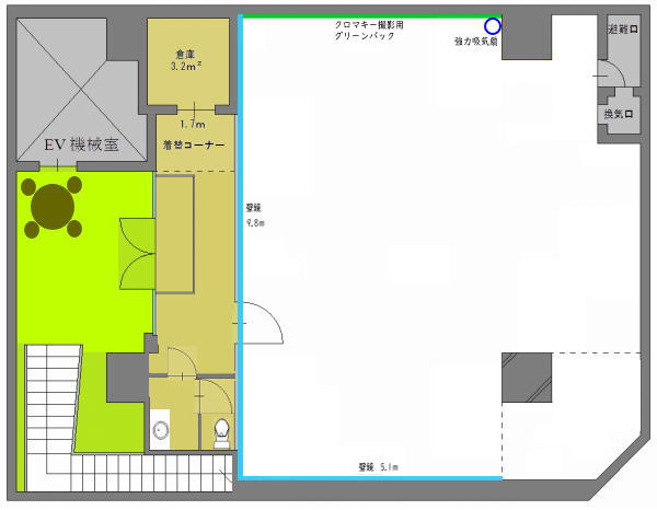 赤坂茜山スタジオ 港区 レンタルスタジオ 六本木 ダンススタジオ